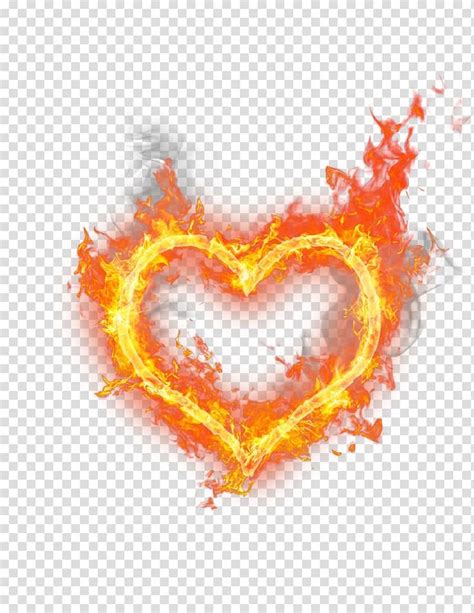 heart with fire , Heart Fire Flame, Heart-shaped fire transparent background PNG clipart | Clip ...