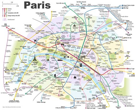 Printable Map Of Paris City Centre - Printable Maps