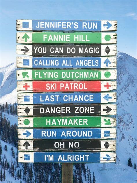 10-14 Slat Custom Ski Trail Signs Skiing Distressed Wood Sign - Etsy ...