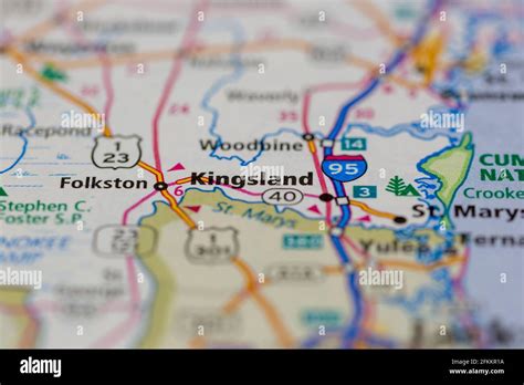 Kingsland georgia on a map hi-res stock photography and images - Alamy