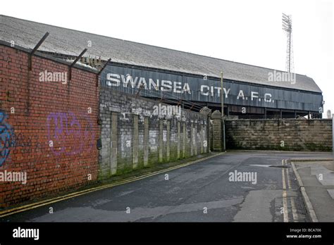 The Vetch Field football stadium Swansea Wales Stock Photo - Alamy