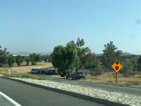 Police Swarm Beaumont I-10 Offramp As SoCal Police Chase Ends | Banning ...