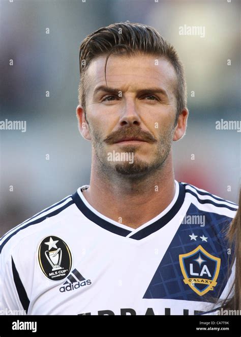 DAVID BECKHAM CELEBS AT LA GALAXY V VANCOUVER MLS CARSON LOS ANGELES CALIFORNIA USA 23 June 2012 ...