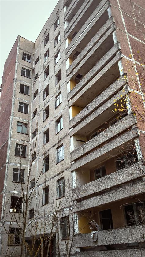 Pripyat, Ukraine, 2021 - Abandoned apartment building in Chernobyl ...