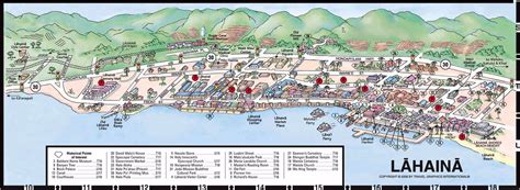 Map Of Lahaina And Kaanapali