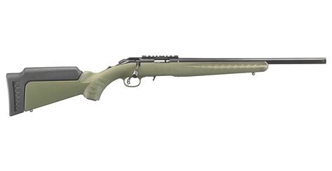 Ruger American Rimfire 17 HMR Bolt Action Rifle with OD Green Stock ...