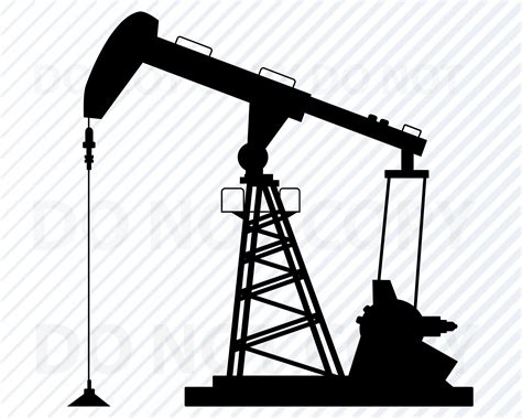 Oil Rig SVG Files for Cricut City Oil Pump Clipart File for - Etsy | Oil rig, Art oil ...