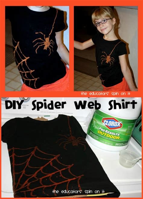 DIY Spider Web T-shirt - The Educators' Spin On It