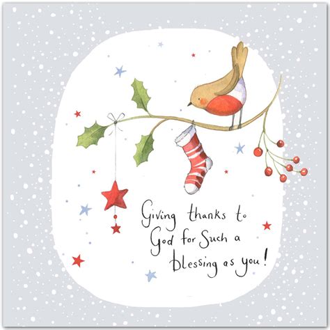 Blessing Christmas Cards Pack of 5: Free Delivery when you spend £10 at ...