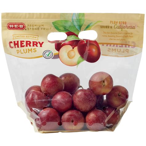 H-E-B Fresh Premium Cherry Plums - Shop Peaches, plums & apricots at H-E-B