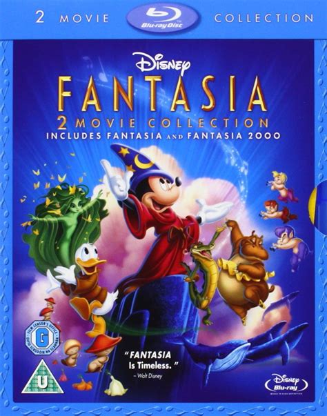 Fantasia / Fantasia 2000: 2-Movie Collection (Blu-ray) - Walmart.com