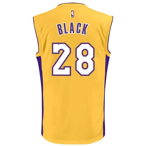 Tarik Black Los Angeles Lakers adidas Replica Jersey - Gold - NBA Store