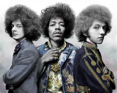 Jimi Hendrix Experience Caricature – Paul King Artwerks