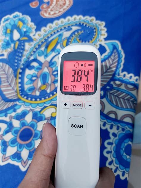 High Temperature Digital Thermometer for Fever Stock Image - Image of ...