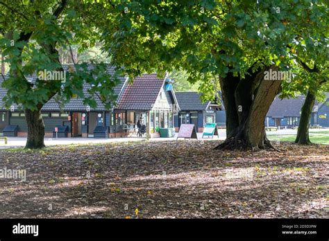 The information office and visitor centre at High Lodge in Thetford Forest Norfolk UK Stock ...