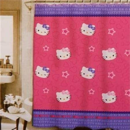 Hello Kitty Kitty & Me Fabric Shower Curtain - Walmart.com