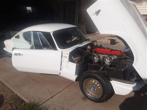 1973 Triumph GT6 Mark III white Coupe Diamond pleat interior incomplete ...