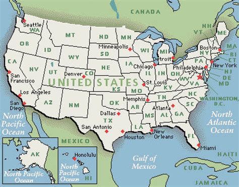 Usa Map With States And Cities Google Maps Printable Map | Printable Map Of USA