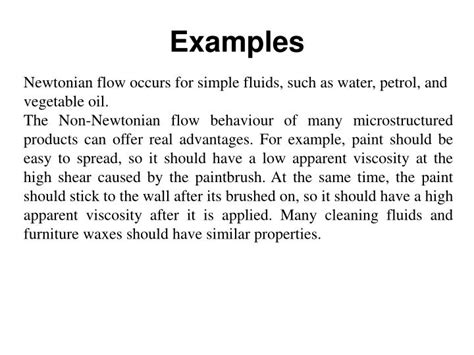 PPT - Newtonian fluid PowerPoint Presentation - ID:1134841