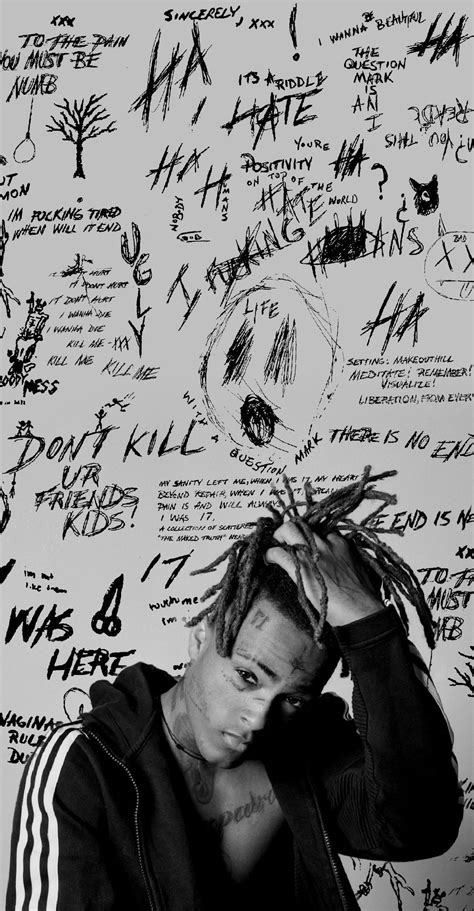 Xxxtentacion Black And White Photo 4k 5k Hd Celebrities