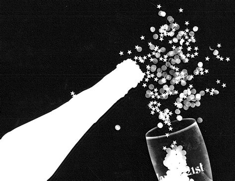 I enjoy this photogram because of the illusion of bubbles the glitter ...