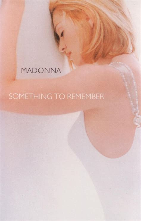 Madonna - Something To Remember (1995, Dolby HX Pro, Cassette) | Discogs