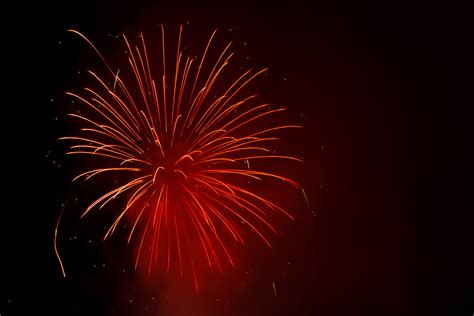 Red Fireworks Free Stock Photo - Public Domain Pictures