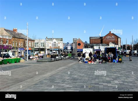 Blyth Town Centre Stock Photo - Alamy