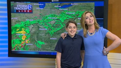 Karen Rogers' son gives the forecast for Take Your Child to Work Day - 6abc Philadelphia