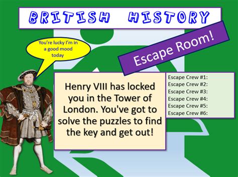 British History Escape Room – EC Publishing