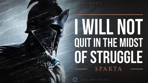 Spartan Rules For Life - The Philosophy of Sparta - YouTube | Spartan quotes, Warrior quotes ...