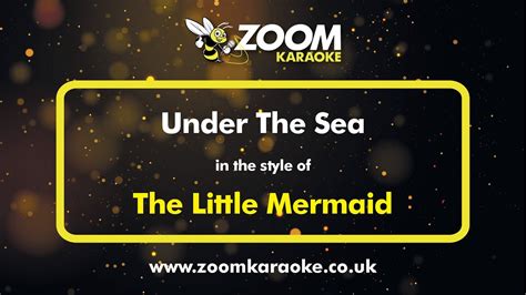 The Little Mermaid - Under The Sea - Karaoke Version from Zoom Karaoke ...