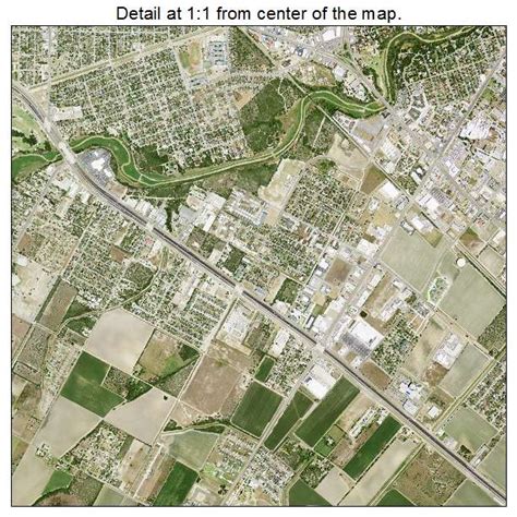 Aerial Photography Map of Harlingen, TX Texas