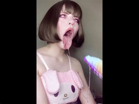 Tik Tok Ahegao Tongue Compilation [1] - YouTube