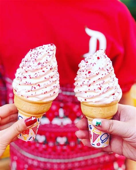 Disneyland Is Selling Candy Cane Ice Cream Cones