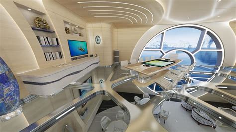 Inside Gresham’s Bonkers New Sci-Fi-Inspired 328-Foot Gigayacht Concept ...