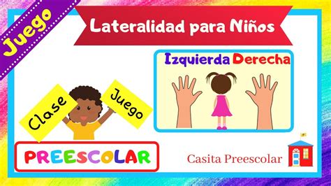 IZQUIERDA DERECHA Juegos de Lateralidad para Niños - YouTube