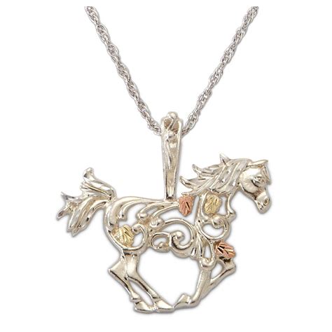 Landstrom's Black Hills Gold Horse Pendant - 230657, Jewelry at Sportsman's Guide