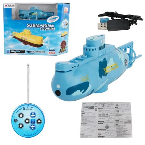 Kids Mini Remote Control rc Submarine Ket Waterproof Racing Speed Boat ...