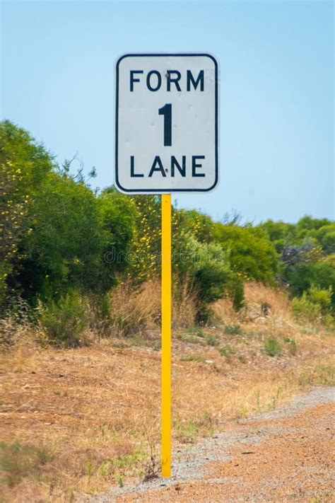 One Lane Road Sign stock image. Image of dirty, black - 25552431