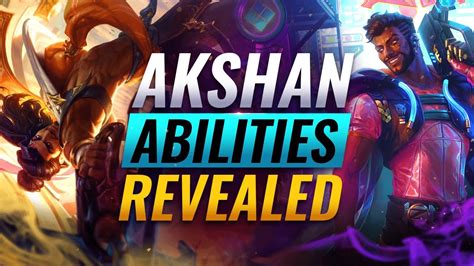 NEW CHAMPION AKSHAN: ALL ABILITIES REVEALED - League of Legends - YouTube