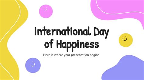 International Day of Happiness | Google Slides & PPT theme