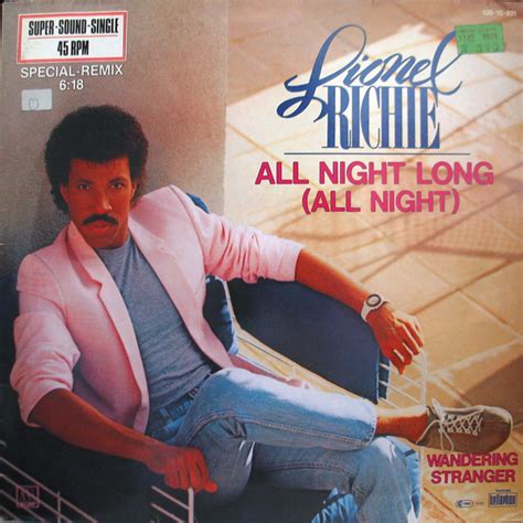 Lionel Richie - All Night Long (All Night) (1983, Vinyl) | Discogs