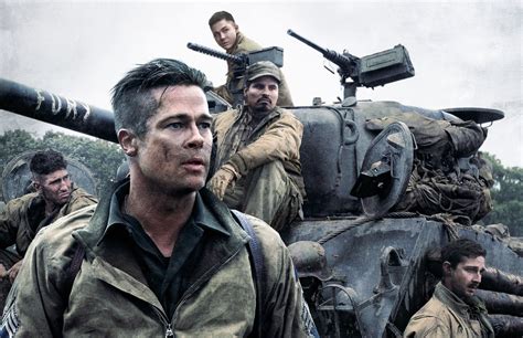 New FURY Poster Features 5-Man Crew And Sherman Tank - We Are Movie Geeks