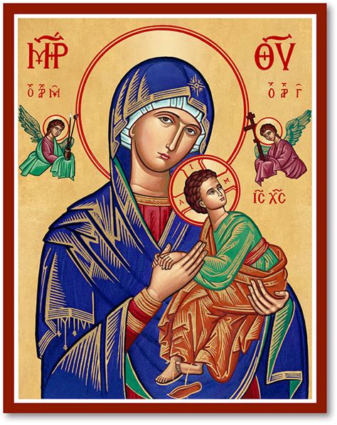 Virgin Mary Icons: Our Lady of Perpetual Help Icon | Monastery Icons