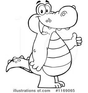 Alligator Clipart Black And White