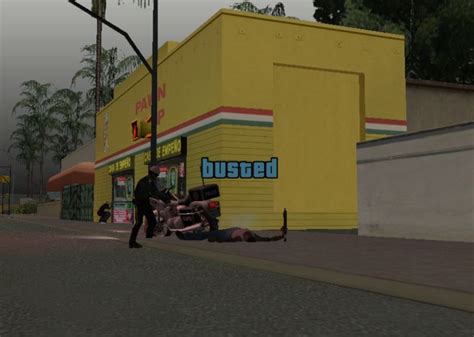 GTA San Andreas GTA V Busted for GTA SA Mod - GTAinside.com