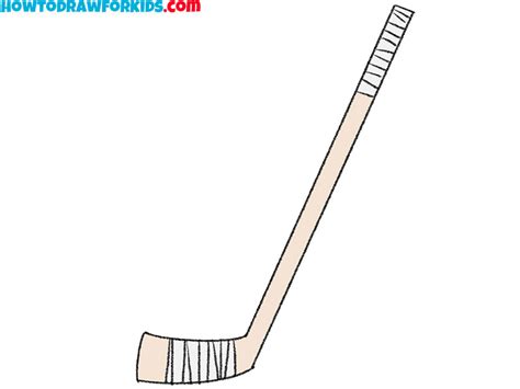 How to Draw a Hockey Stick - Easy Drawing Tutorial For Kids