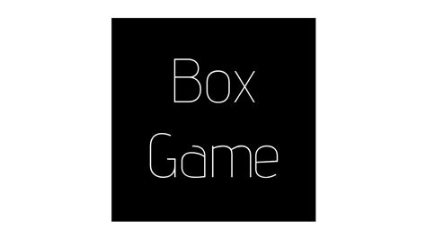 Box Game - YouTube