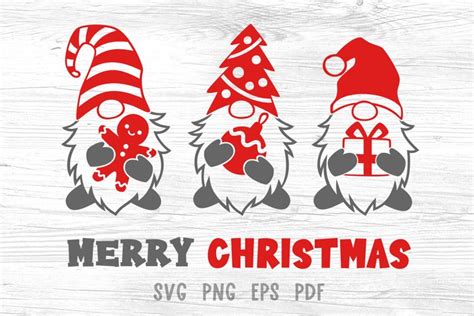 Christmas gnome svg Christmas svg files for cricut Gnomes (1024003) | Illustrations | Design Bundles